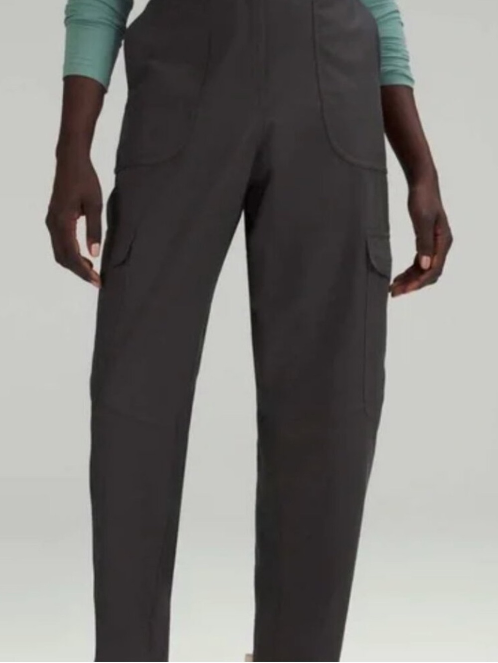 Lululemon Utilitech Cargo Pants balloon leg gray size 29